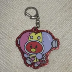 BTS BT21 TATA キーホルダー キラキラ グリッター