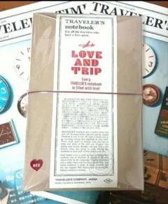 【限定】トラベラーズノート レギュラーサイズ Love and Trip レッド
