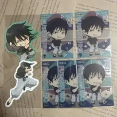 呪術廻戦 伏黒甚爾 ステッカー クリアカード セット