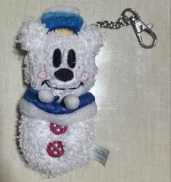 ディズニーリゾート　雪だるま　ミッキー　スノースノー　キーホルダー