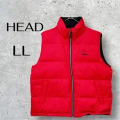 【LL】HEAD　リバーシブルダウンベスト 秋 冬