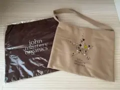 ジョンマスターオーガニックのオリジナルショルダーバッグ2点　ノベルティ