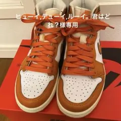 NIKE Air Jordan 1 オレンジ/ホワイト ハイカット