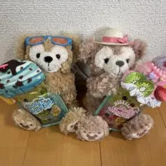 ダッフィーのサニーファン シェリーメイ ぬいぐるみポシェットセット