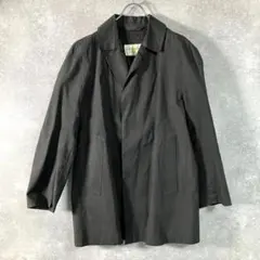MACKINTOSH　ステンカラーコート　ダークグレー　比翼ボタン　ミドル丈のサムネイル