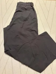 ナノユニバース　ダークグレー ワイドスラックス