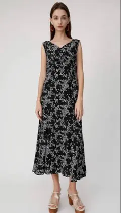 MOUSSY ノースリーブ ロングワンピース 1