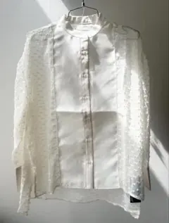 即*す様 HYEON ヘヨン cotton candy blouse white | Mercari