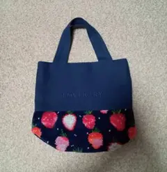 ラブラリーバイフェイラー　ストロベリードット　トートバッグ