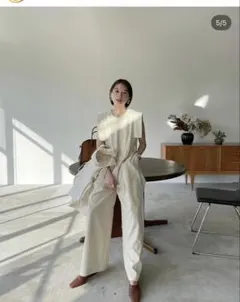 新品未使用✨ CLANEX田中みな実コラボ コーデュロイオールインワンのサムネイル