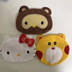 ハローキティ　なかよし！ふわふわフェイスポーチ