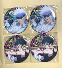 呪術廻戦　GRAFFITI×BATTLE ビッグ缶バッジ 五条悟　禪院真希