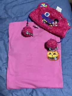 ユニバーサルスタジオ　 ハミクマキャンディ ぬいぐるみハット、長袖Tシャツ