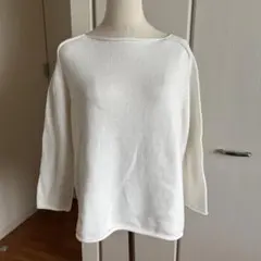 デミリー　demylee コットンニット　ボートネック