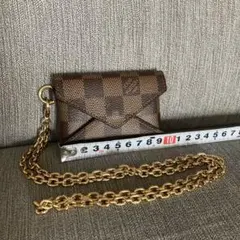 ルイ ヴィトン ダミエ カードケース チェーン付き