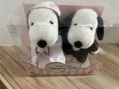 吉徳　スヌーピー&ベル　ウェディングドール　ぬいぐるみ 和風L