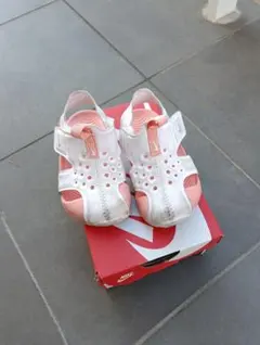 NIKE ナイキ キッズ サンダル 12㎝ ピンク 箱あり