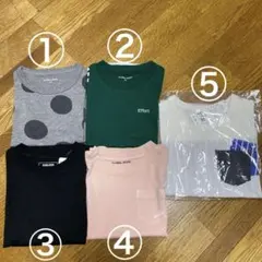 新品　GLOBAL WORKTシャツ5枚セット　100cmのサムネイル