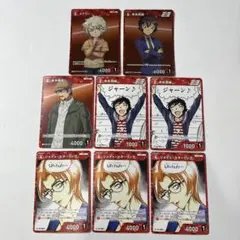名探偵コナン　TCG　カードゲーム　探偵たちの切り札　赤デッキ　8枚セット
