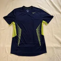 NIKE DRI-FIT 黒/ライム Tシャツ L