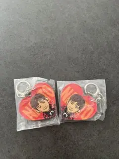 NAOTO ハート型アクリルキーホルダー 2個セット