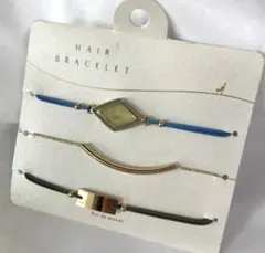 ヘアブレスレット　セット　ヘアゴム　新品　アクセサリー　2way