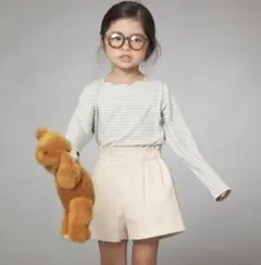 リセマイン ボーダーTシャツ キュロットパンツ 100