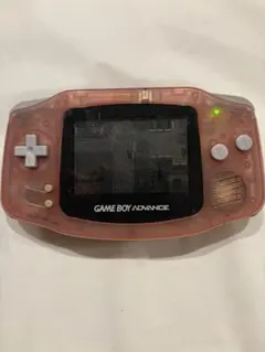 ゲームボーイアドバンス 本体 クリアピンク　ジャンク品