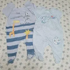 ベビーロンパース ２枚セット