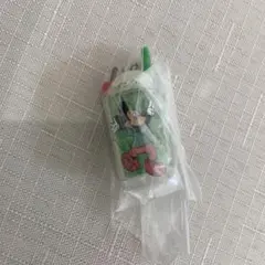 ディズニー　レトログラスミニチュアチャーム　ミッキーマウス