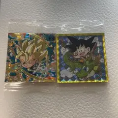 2枚セット】ドラゴンボール 超戦士シールウエハース ベジット 悟空