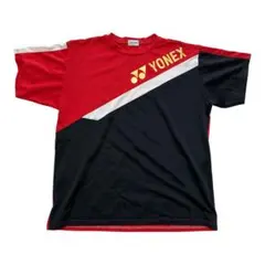 ⭐️YONEX ⭐️バドミントンシャツ レッド/ブラック 「今の季節にぴったり」