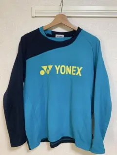 ヨネックス 長袖Tシャツ ロングスリーブ M ターコイズ・紺