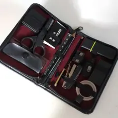 黒のジッパー式　文房具　ポーチ　 ミニサイズ　自宅保管品