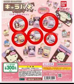 サンリオ　キャラパキ　ガチャガチャ　ハローキティマイメロシナモロールポチャッコ