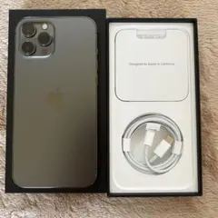 iPhone12 pro max 256G グラファイト ケーブル付き