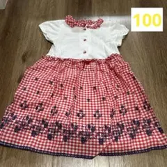 センスオブワンダー　いちご刺繍ワンピース(100)のサムネイル