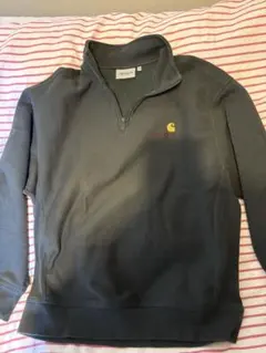 Carhartt カーキ　ハーフジップ トレーナー M