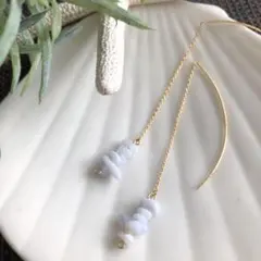 158アメリカンピアス　ブルーレース　チェーンピアス