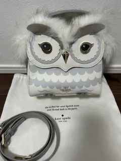 希少】ケイトスペード フクロウ スマホショルダー ショルダーバッグ 