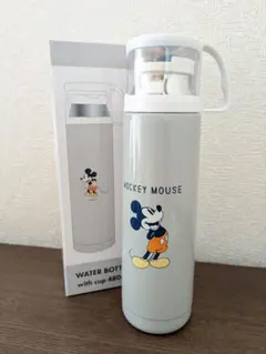 新品 DISNEY ミッキーマウス ステンレス水筒 カップ付き 非売品