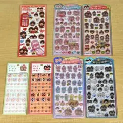【国内正規品】モンチッチ 立体シール7点セット 新作 うるちゅるシール など