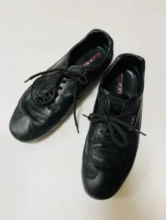 PRADA archive トレッキングレザーシューズ　6 1/2 最終値下げ PRADA プラダ ブラッシュドレザー ローファー 高級 革靴 *先着順
