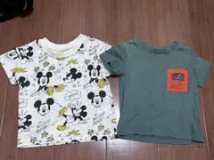 ベビーキッズTシャツ　2枚セット　80〜90