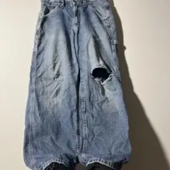 フ*屋様 Lee ダンガリーズ デニム ペインターパンツ W33 ワイド フェー