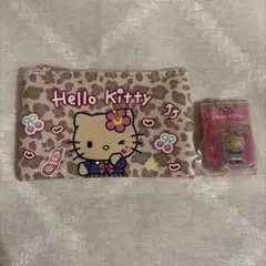 Hello Kitty ポーチ ミニチュアパッケージチャーム2点セット