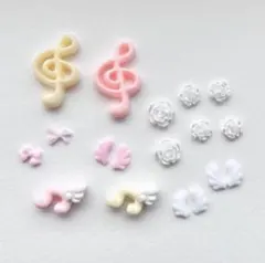 ネイルパーツ セット 音符 バラ リボン ウィッシュコア 韓国 シズニ