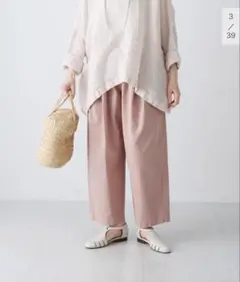 ネストローブ 超撥水コットンパッキングファンパンツ ピンク 美品