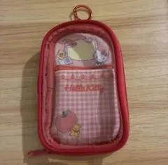 ハローキティ ポーチ レッド アクスタケース