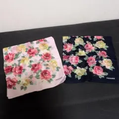 レノマ　renoma　ハンカチ　薔薇　バラ柄　花柄のサムネイル